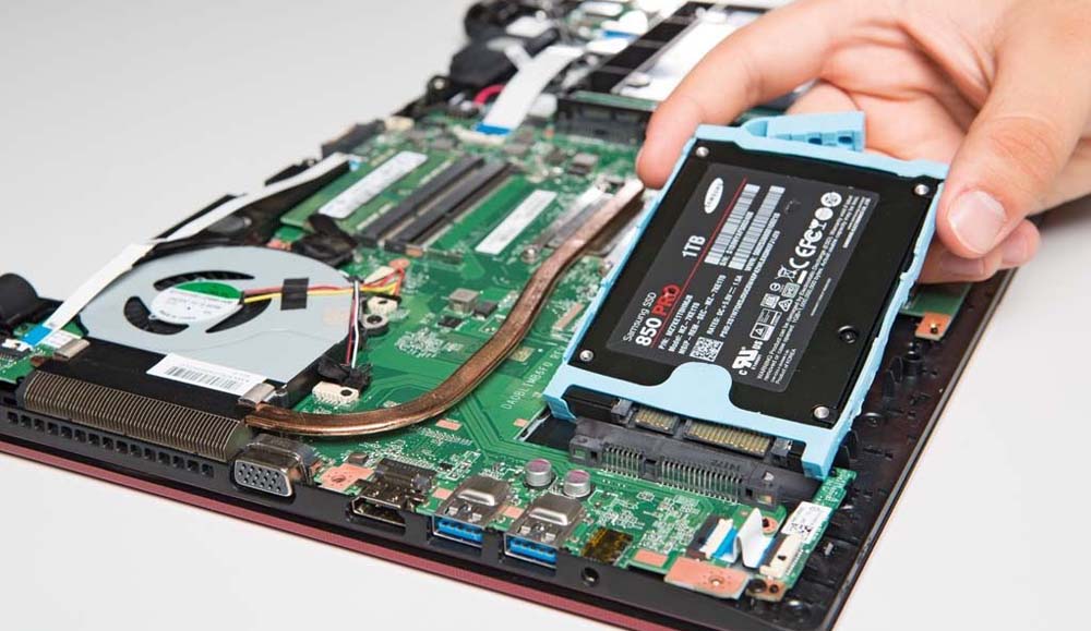 Замена HDD на ноутбуке в Краснодаре