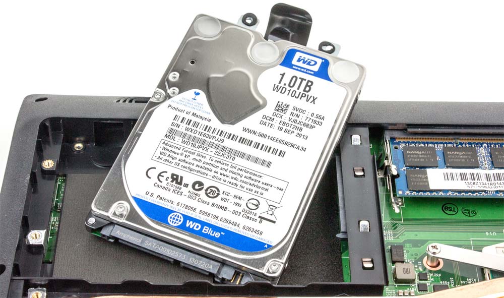 Замена HDD на ноутбуке в Новочеркасске