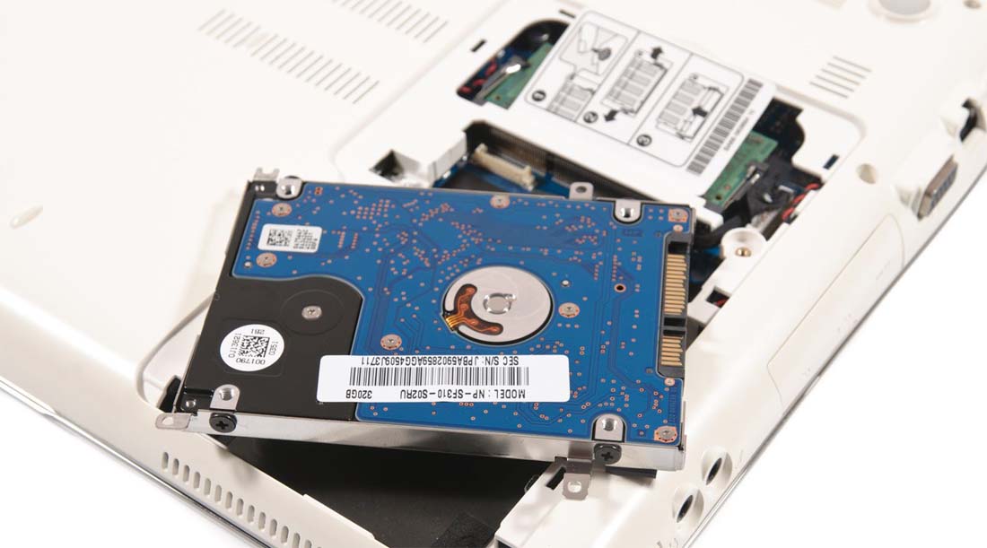 Замена HDD на ноутбуке в Тюмени